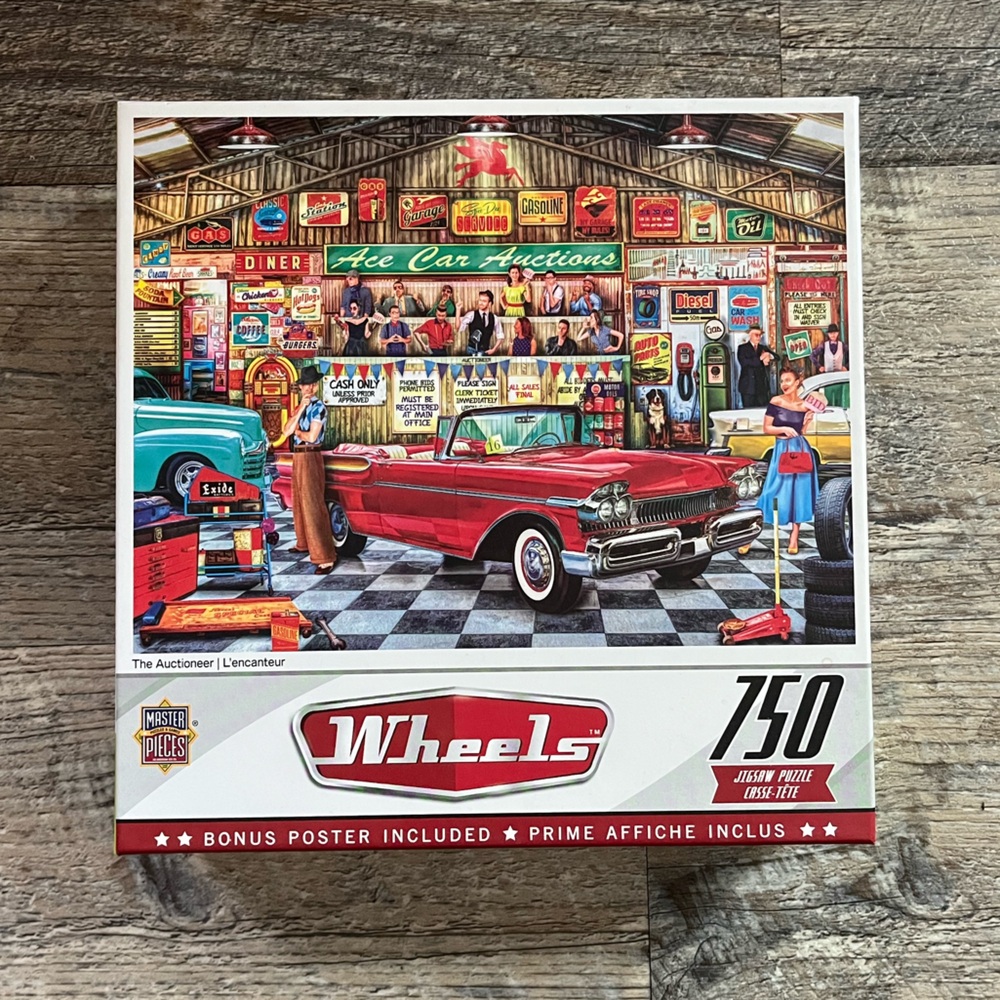 Wheels 750 Piece Jigsaw Puzzle "The Auctioneer"